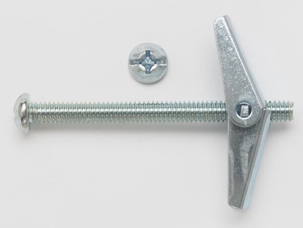 5461J 3/8 X 6 ROUND HEAD TOGGLE BOLT ZINC PLATED